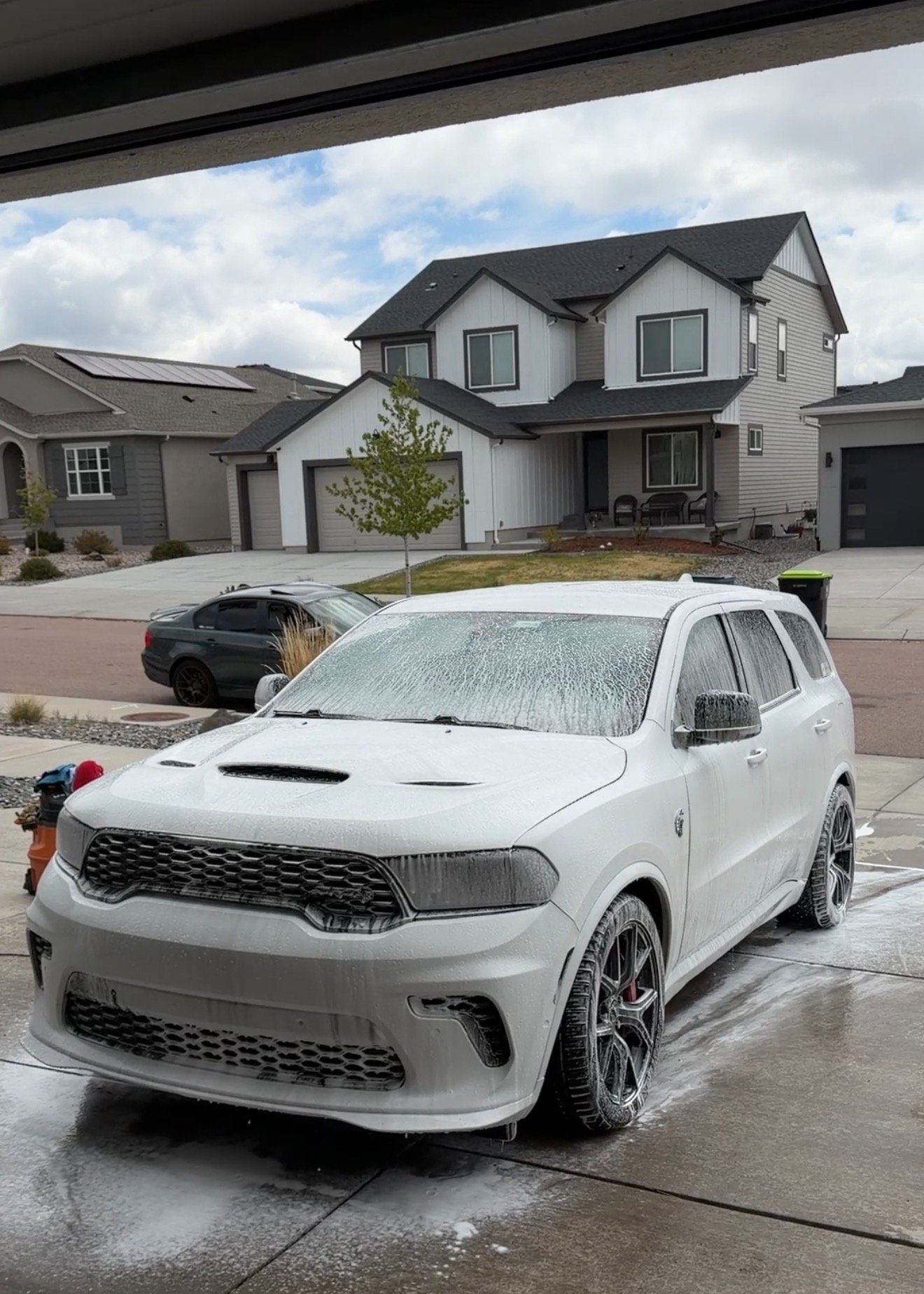 Dodge Durango SRT foam wash